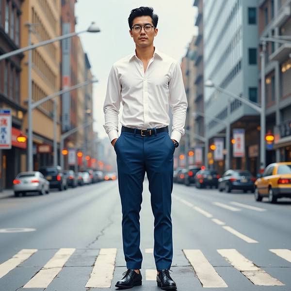 藍色鞋配什么顏色褲子，撞色藍鞋穿搭法則：五種絕配褲裝色彩即刻提升造型魅力