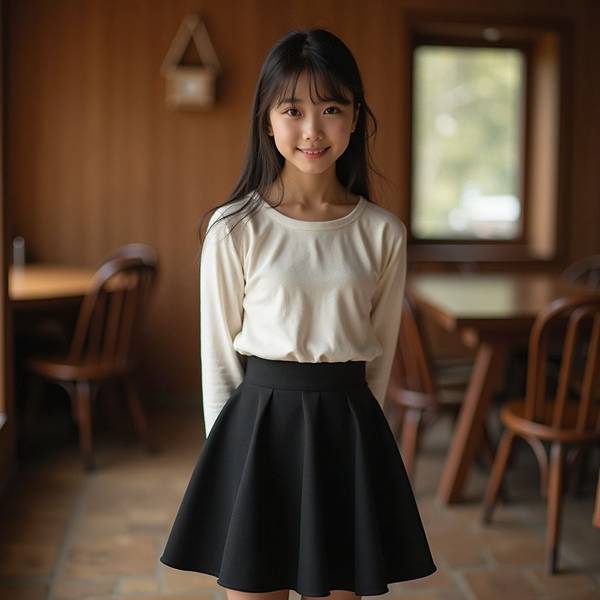 黑色短裙配什么上衣好看，10種黑色短裙搭配法則，時髦顯瘦不重樣