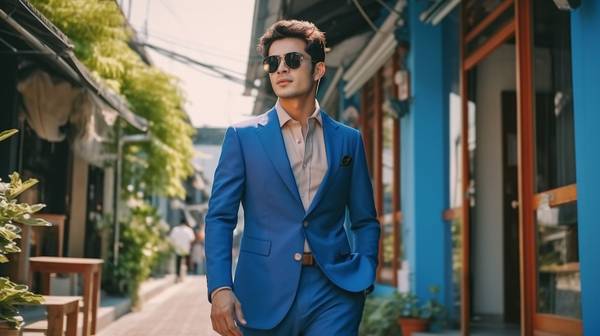 藍色褲子配什么顏色上衣，藍色褲子最佳配色指南，從經典到進階