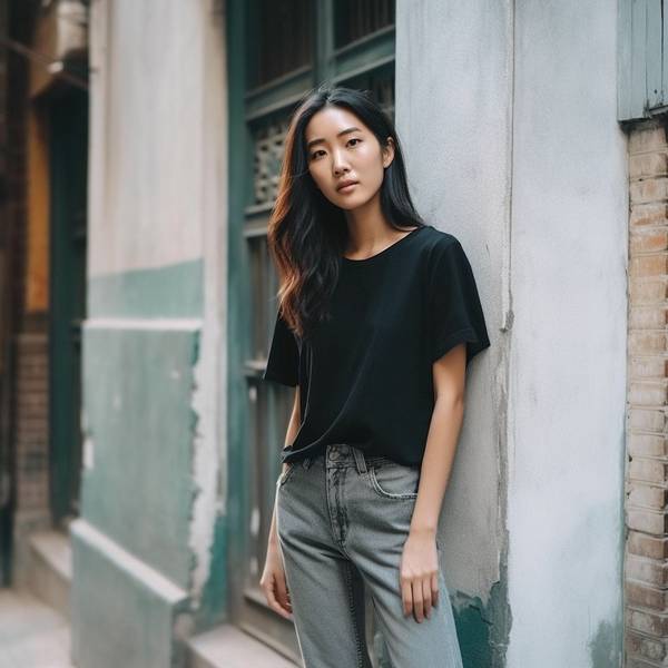 黑色短袖配什么顏色褲子，黑色短袖搭配這些褲子顏色最顯高級時尚