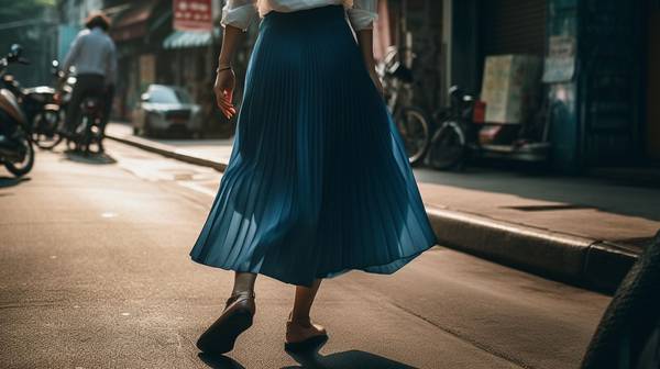 藍色裙子配什么顏色鞋子，藍色裙子最全搭配指南：這些鞋色讓你更優雅得體