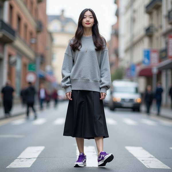 灰色裙子搭配什么顏色上衣，灰裙穿搭全攻略：8種絕佳配色方案提升氣質(zhì)