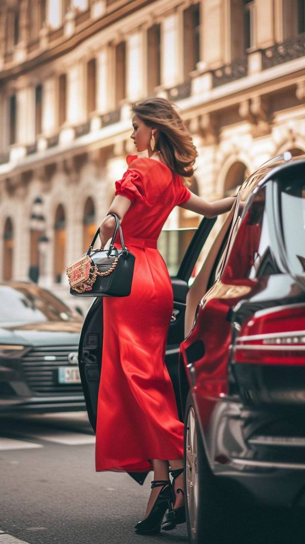 紅色裙子配什么顏色上衣，紅裙穿搭指南：五種絕美配色方案解鎖優雅魅力