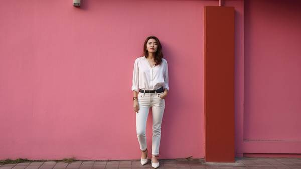 粉色褲子搭配什么顏色上衣，粉色褲子配這5種顏色上衣洋氣又顯白