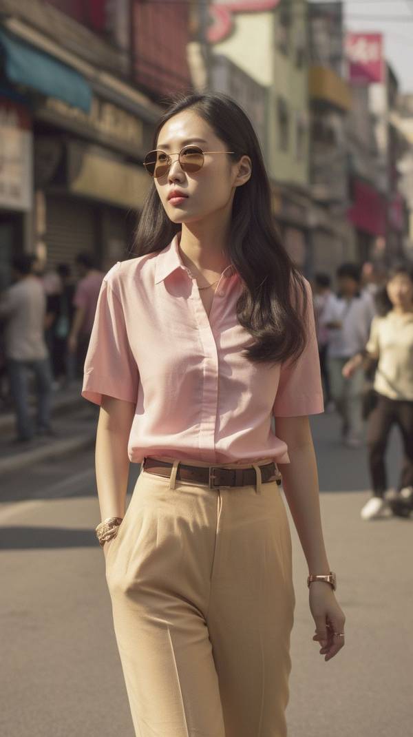 粉色配卡其色好看嗎，粉色配卡其色的優(yōu)雅日常搭配指南