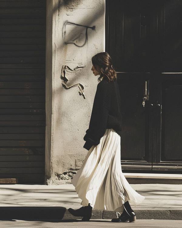 黑色長裙配什么上衣好看，搭配黑色長裙不重樣的五種上衣穿搭方案