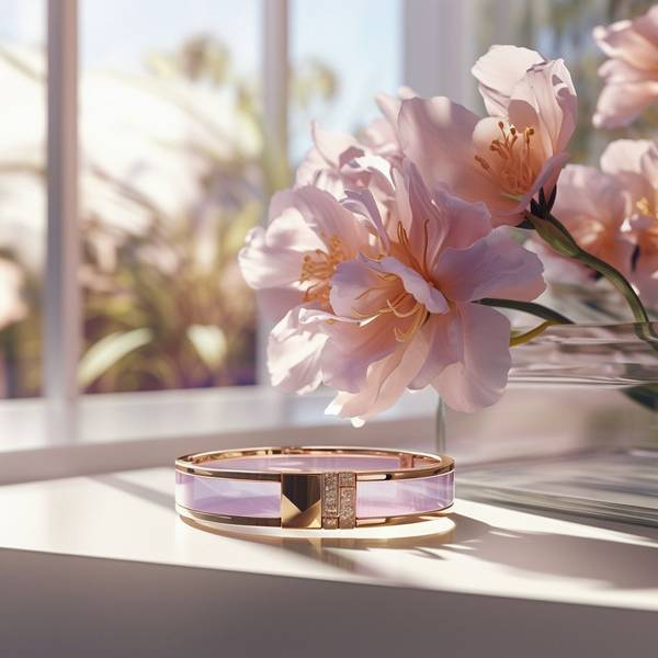 淺紫色搭配什么顏色好看，淺紫搭配米白金三色綻放柔美高級(jí)感