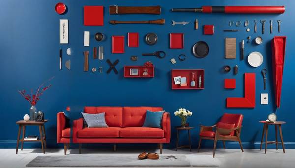 紅色的對比色是什么顏色，藍色的魔力：解析紅色的經典對比色奧秘