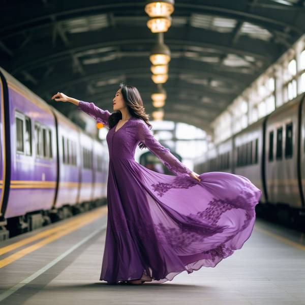 紫色裙子配什么顏色上衣，紫色上衣與這5種顏色搭配展現優雅魅力