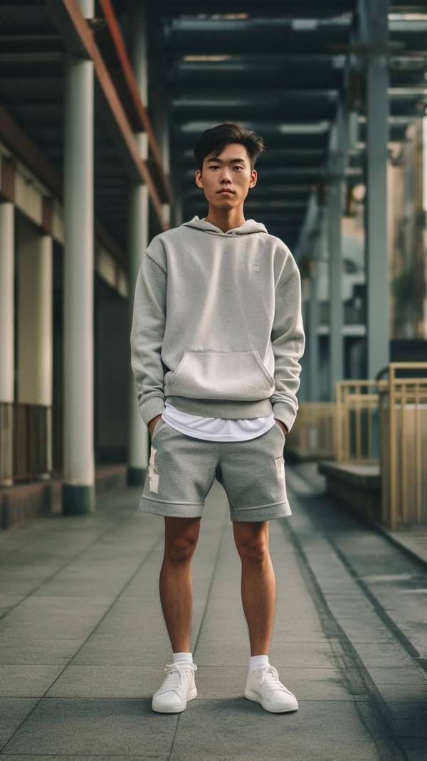 灰色短褲配什么上衣，時尚指南：灰色短褲搭配這五種上衣穿出潮流范兒