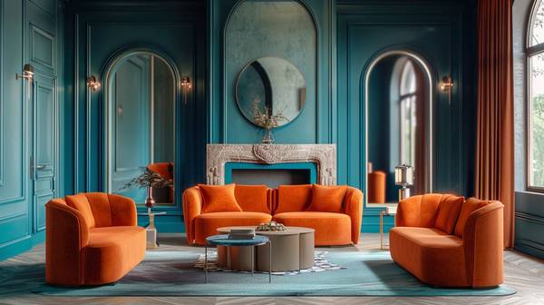 淺藍色和什么顏色搭配好看，淺藍與暖橙交融的絕妙美學指南