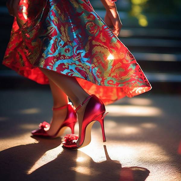 紅色連衣裙配什么鞋子好看，紅色連衣裙與這6款鞋子的絕美搭配指南