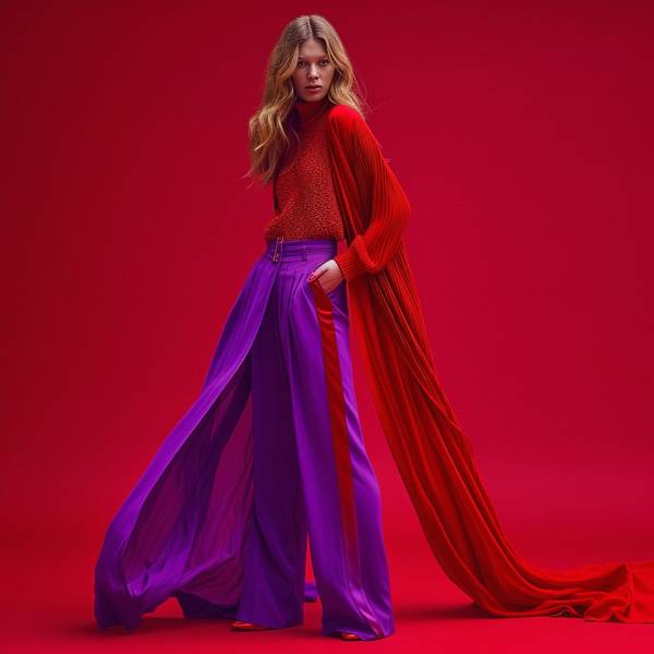 紅色褲子搭配什么顏色上衣，紅褲亮眼穿搭指南：五種最佳配色方案引領(lǐng)秋冬潮流