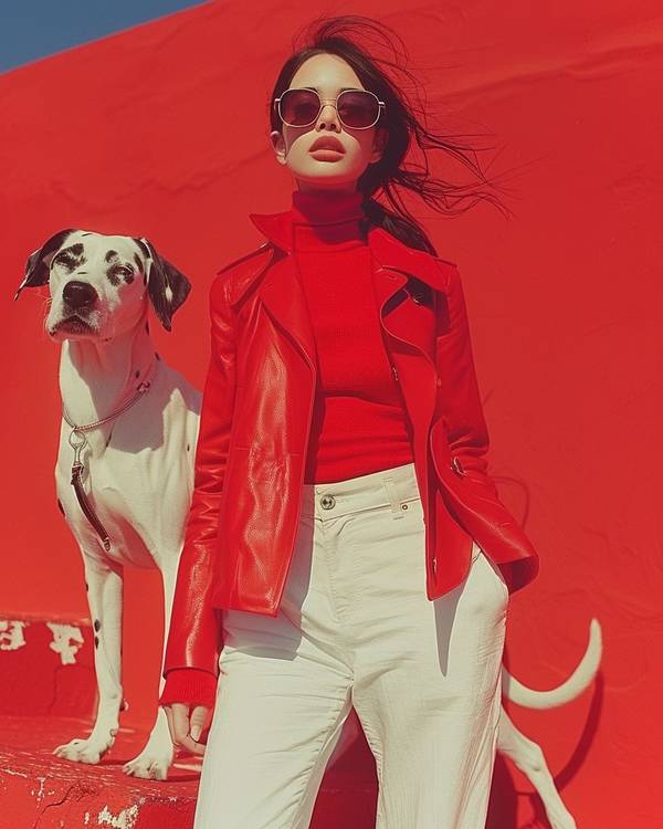 紅色上衣配什么顏色褲子，紅色上衣的完美搭配褲裝顏色全攻略