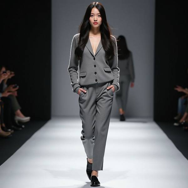 灰色褲子配什么顏色上衣好看，灰色褲子配色指南從經典黑白到大膽亮色搭配