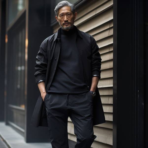 灰色配黑色好看嗎，深灰配玄黑：經典配色的永恒魅力解析