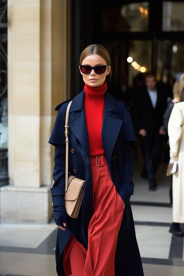 棗紅色上衣配什么顏色褲子，棗紅色上衣搭配經典色褲裝萬能配色法則