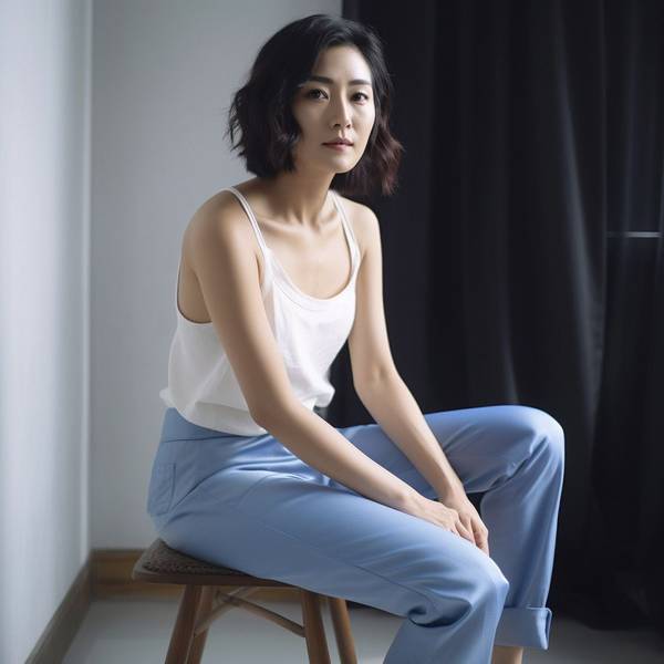 藍色褲子配什么上衣好看，藍色穿搭指南：解鎖藍色褲子的萬能上衣搭配法則