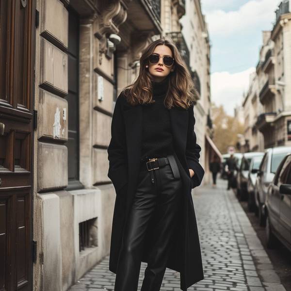 黑色褲子配什么顏色上衣好看，秋冬黑色褲子配色指南：這6種上衣顏色時髦又顯瘦