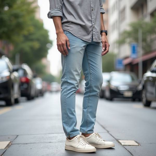 淺藍色衣服配什么顏色褲子，淺藍色上衣配色指南七種經(jīng)典百搭褲子優(yōu)選