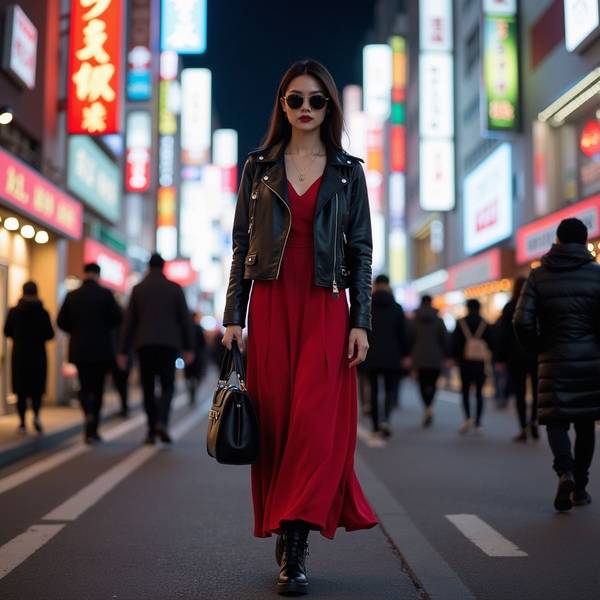 紅色蕾絲連衣裙搭配什么外套，冬日紅色蕾絲連衣裙的外套搭配指南：優雅與溫暖兼備的25種方案