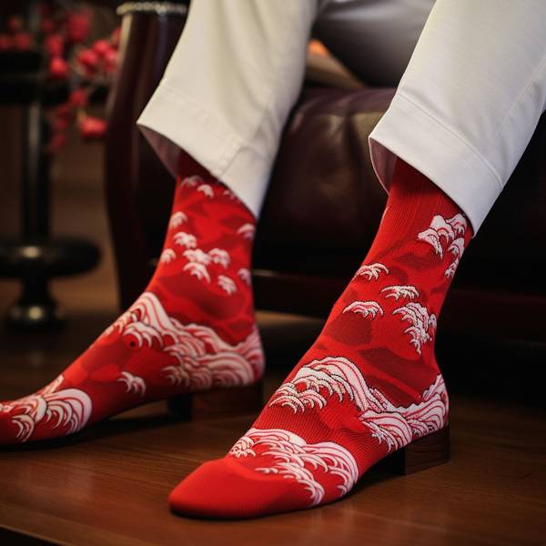 紅色鞋配什么襪子好看，紅色襪子搭配秘籍，完美襯托鞋款的時尚法則