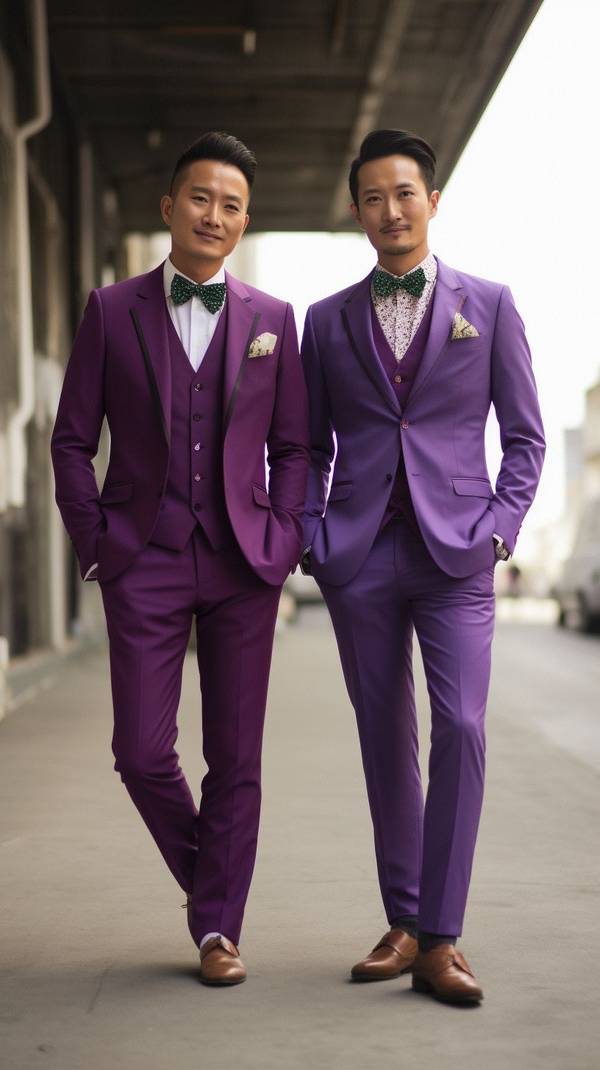 紫色衣服配什么顏色褲子，紫色衣物搭配各色褲裝的經(jīng)典配色指南