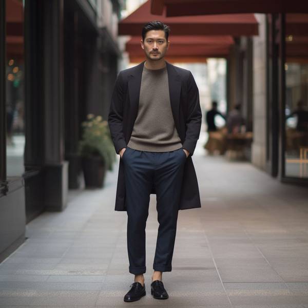 藏藍色褲子配什么顏色上衣好看，藏藍色褲子的時尚色彩搭配指南