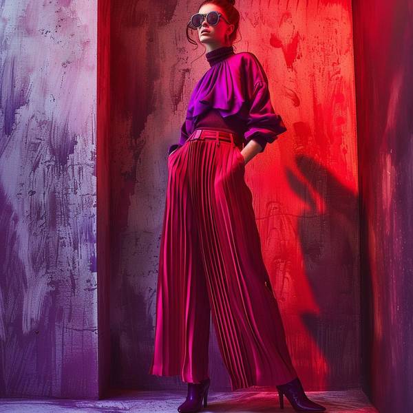 棗紅色上衣配什么顏色褲子，棗紅色上衣搭配經典色褲裝萬能配色法則