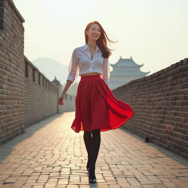 紅色裙子配什么顏色鞋子，紅色裙裝搭配指南：五種經典鞋色點亮時尚造型