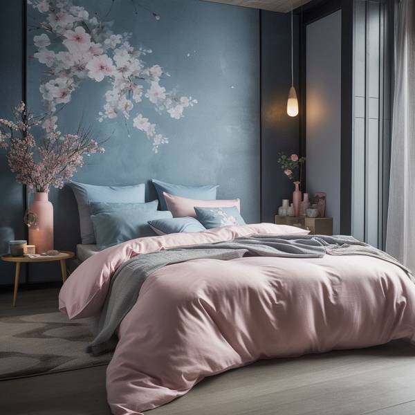 藍色和粉色搭配好看嗎，藍粉交融設計綻放優雅迷人的視覺和諧