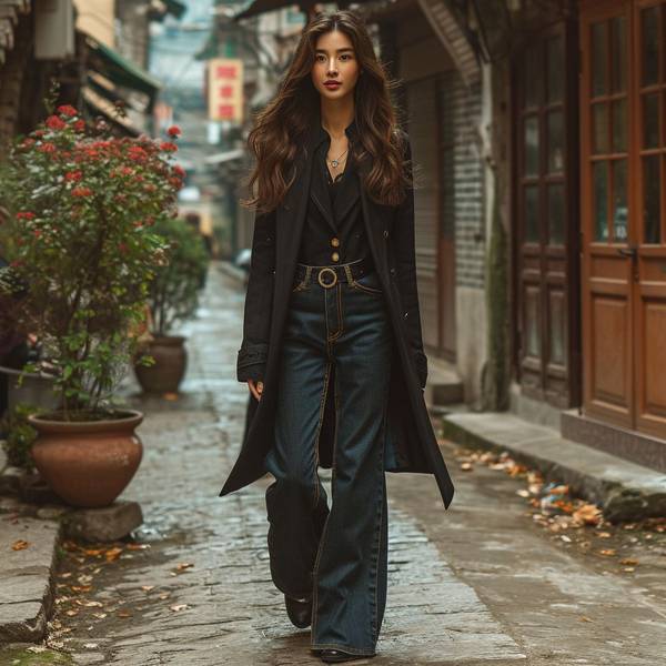 黑色牛仔褲配什么上衣好看，解鎖黑色牛仔褲穿搭密碼：25種上衣搭配法則