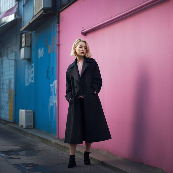 粉色大衣配什么顏色鞋子，粉配灰白黑，選鞋從容優雅綻放