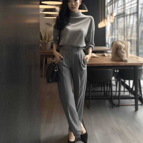 灰色上衣配什么顏色褲子好看，灰色上衣穿搭指南：最全褲子配色方案推薦