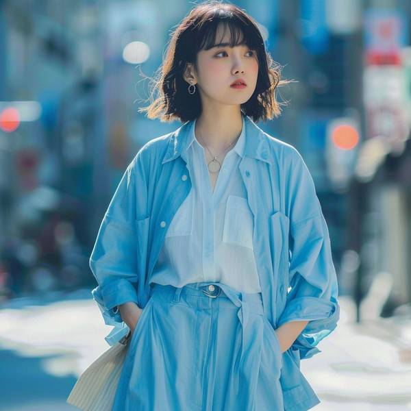 淡藍(lán)色褲子配什么顏色上衣好看，淡藍(lán)色褲子配這幾種顏色上衣更顯氣質(zhì)