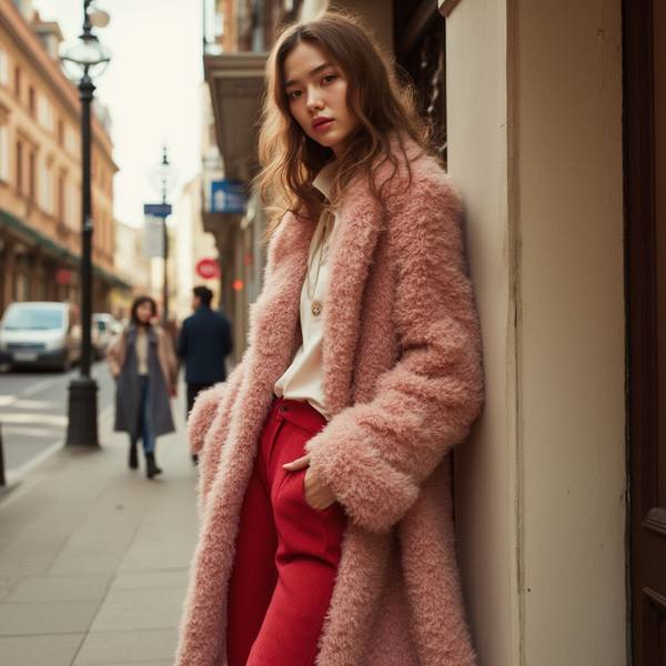 粉色大衣配什么顏色鞋子，粉配灰白黑，選鞋從容優雅綻放