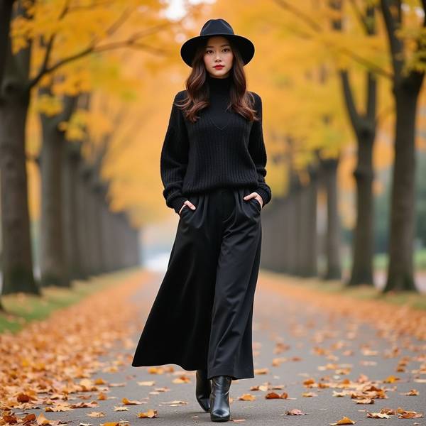 紫色配黑色好看嗎，紫色配黑色——高級感搭配的魅力詮釋