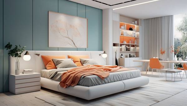 淺藍色和什么顏色搭配好看，淺藍與暖橙交融的絕妙美學指南