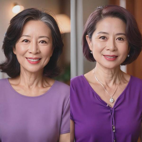 深紫色配什么顏色好看，深紫色與高級銀色的穿搭配色方案