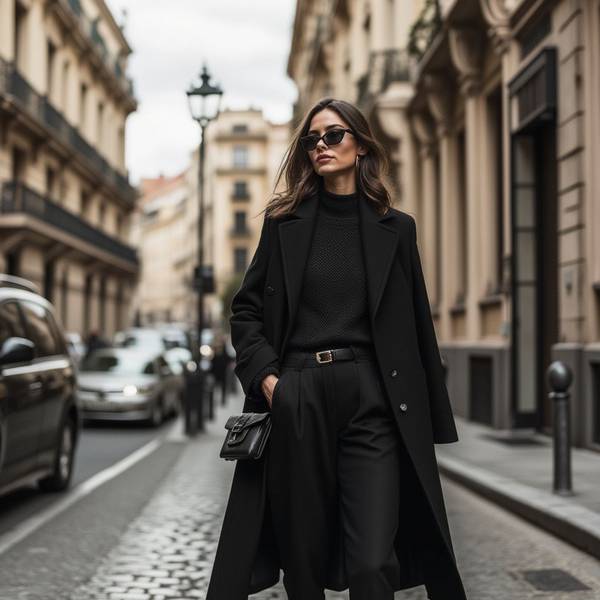 黑色褲子配什么顏色上衣好看，秋冬黑色褲子配色指南：這6種上衣顏色時髦又顯瘦