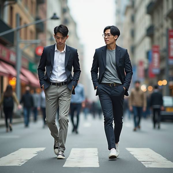 藏藍色褲子配什么顏色上衣好看，藏藍色褲子的時尚色彩搭配指南