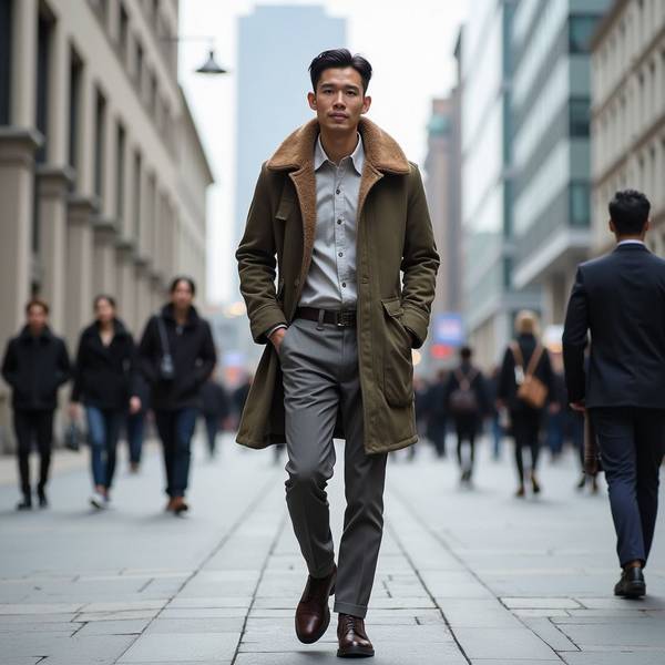 墨綠色襯衣配什么外套，墨綠色襯衣搭配外套的全能配色方案