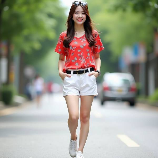 白色短褲配什么顏色上衣，白色短褲最完美色彩搭配指南與上衣選色秘籍