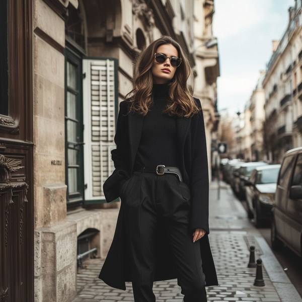 黑色上衣配什么顏色的褲子好看，黑色上衣配色指南：25種顯高級的褲子搭配方案