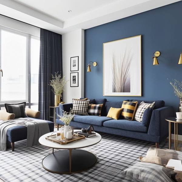 藍色和什么顏色搭配好看，藍白戀曲、暮藍沉金與藍橙撞美