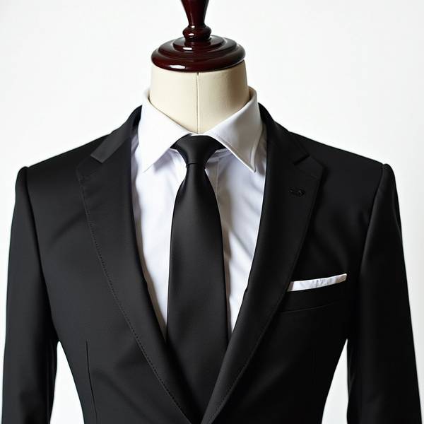 黑色西裝配什么顏色領帶，9款黑色西裝領帶配色方案