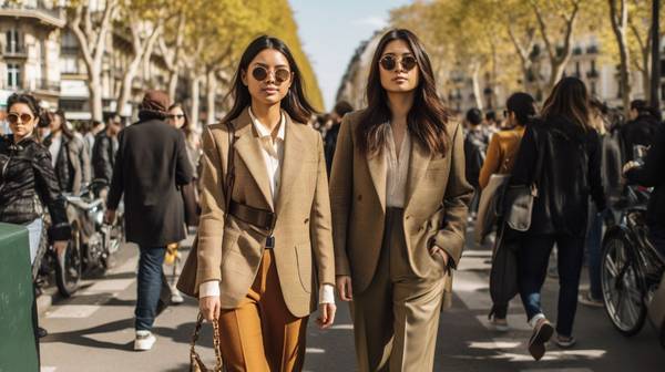 棕色衣服配什么顏色的褲子，棕色系穿搭指南與色彩搭配法則解析