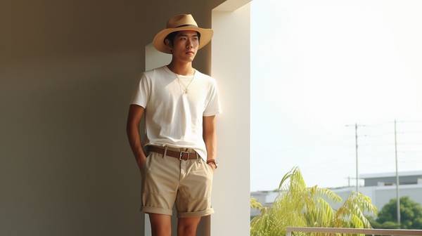 棕色短褲配什么顏色上衣，棕色短褲的百搭上衣配色指南