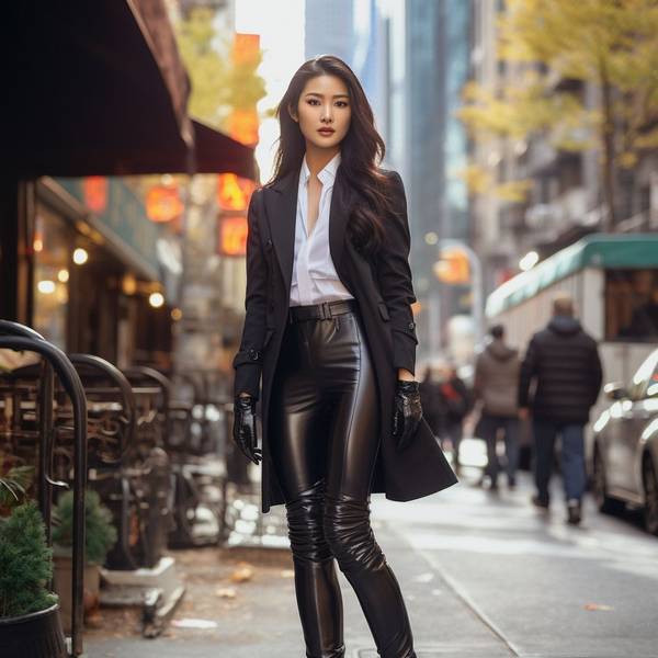 黑色的褲子配什么顏色的上衣，黑色褲子絕佳配色指南與上衣搭配全攻略