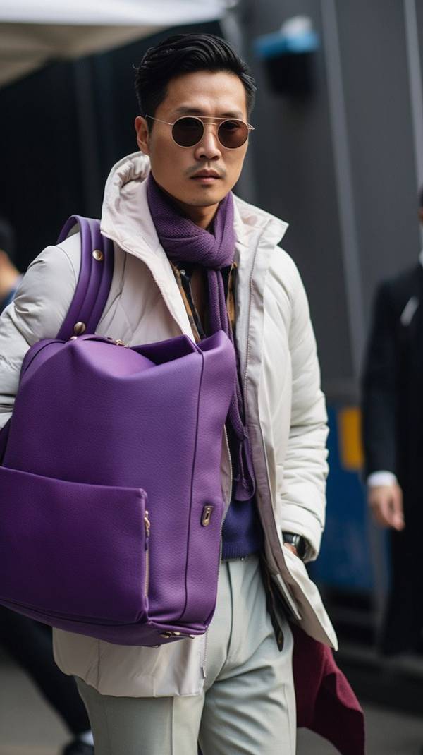 紫色外套配什么顏色褲子，紫色外套的絕佳褲裝色彩搭配指南